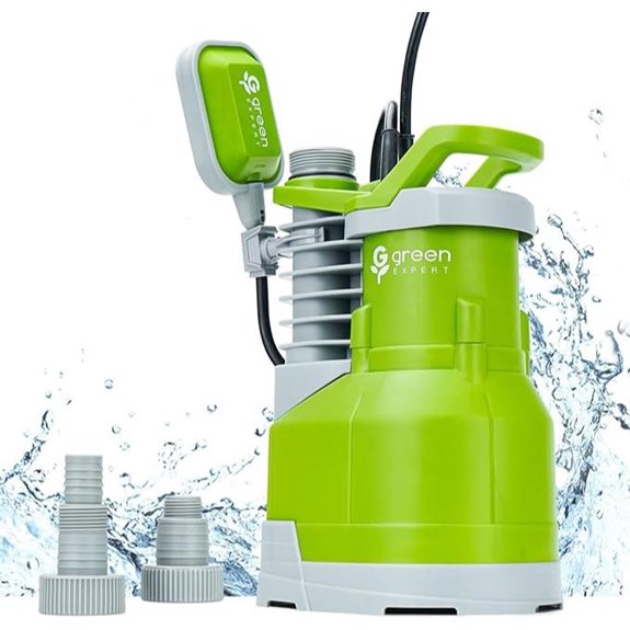 Green Expert 3/4HP Submersible Sump Pump with Float