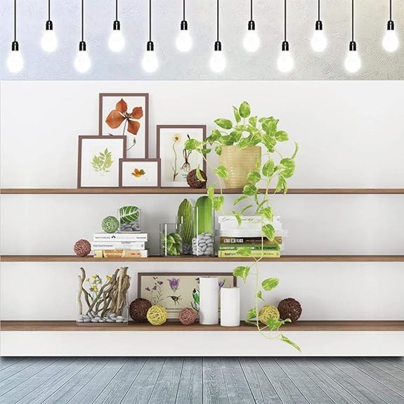 CSFOTO 5x3ft Green Plant Bookcase Video Backdrop