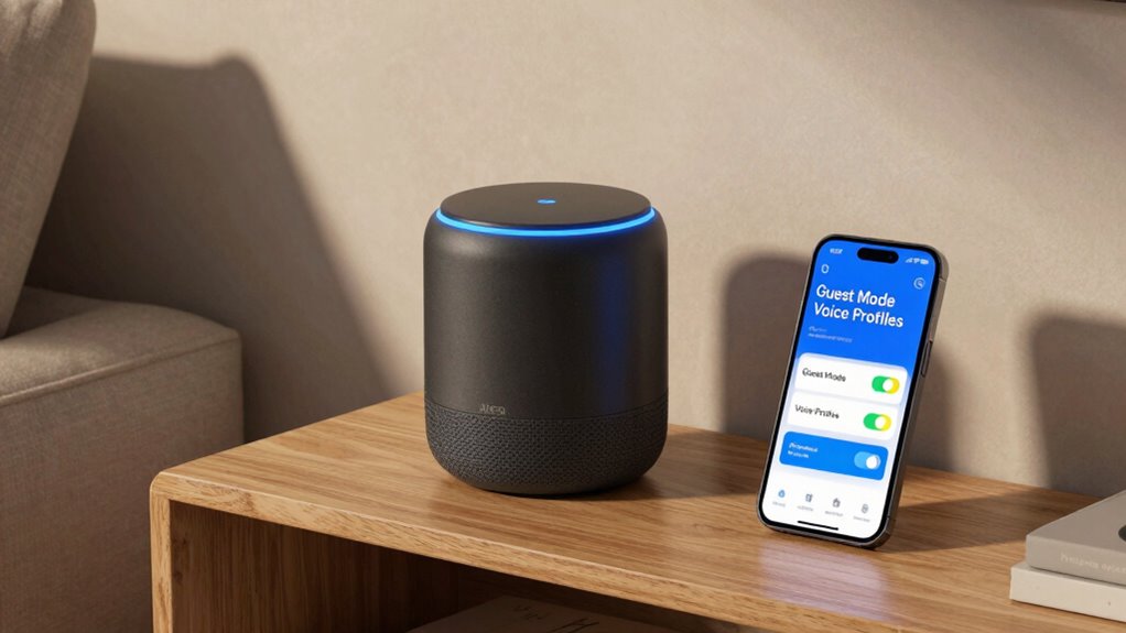 guest mode and voice profiles