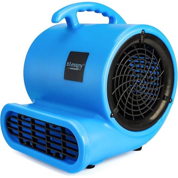 1/2 HP Carpet Dryer Fan with 3 Speeds