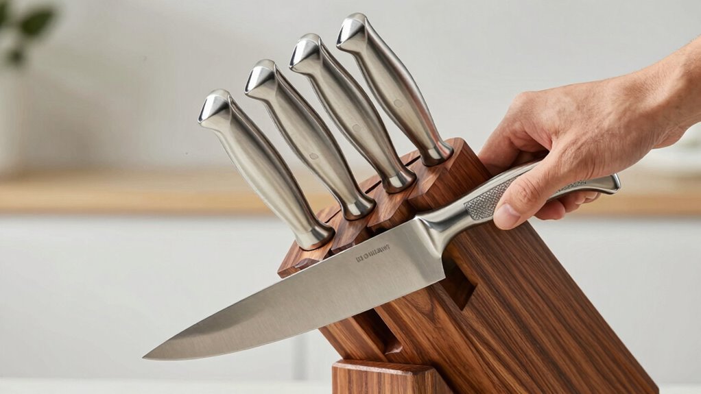 handle knives with care