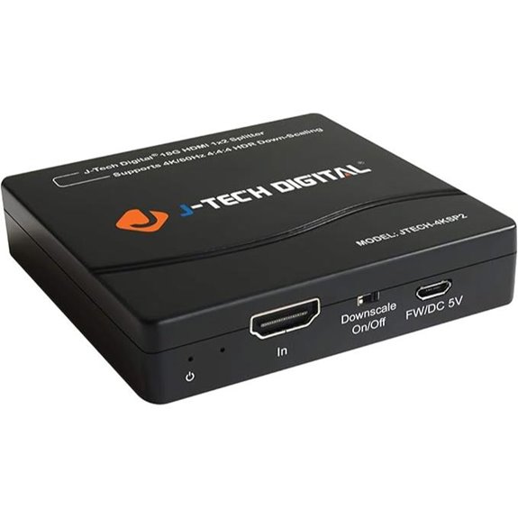 J-Tech HDMI Splitter 1-in-2 Out 4K@60Hz
