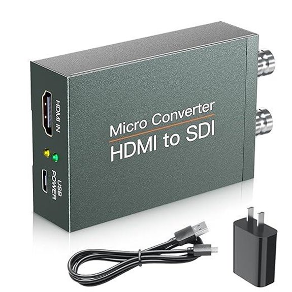 HDMI to 2x SDI Converter with Audio Embedder