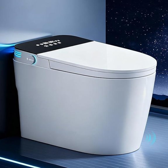 Smart Bidet Toilet with Heated Seat and Night Light