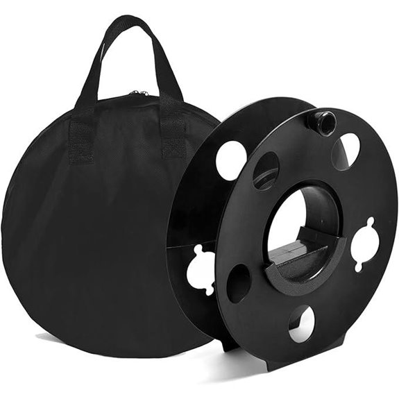 Heavy Duty Cord Reel with Rotating Handle 100 Feet