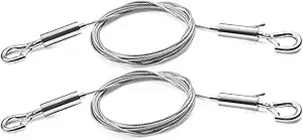 2PCS Adjustable Suspension Cable for Heavy Items