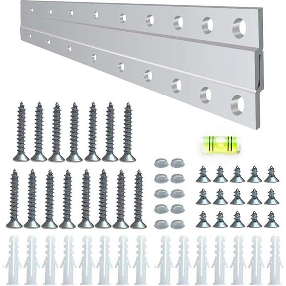 Heavy Duty 18 French Cleat Wall Mounting Kit
