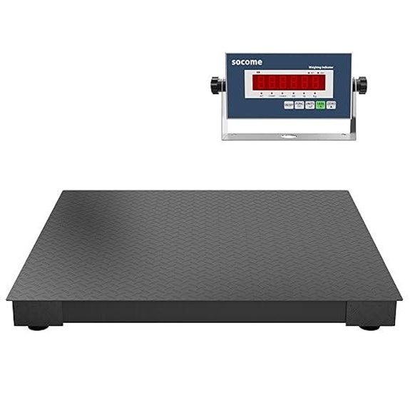 Industrial Floor Scale 10,000 lb with Digital Indicator