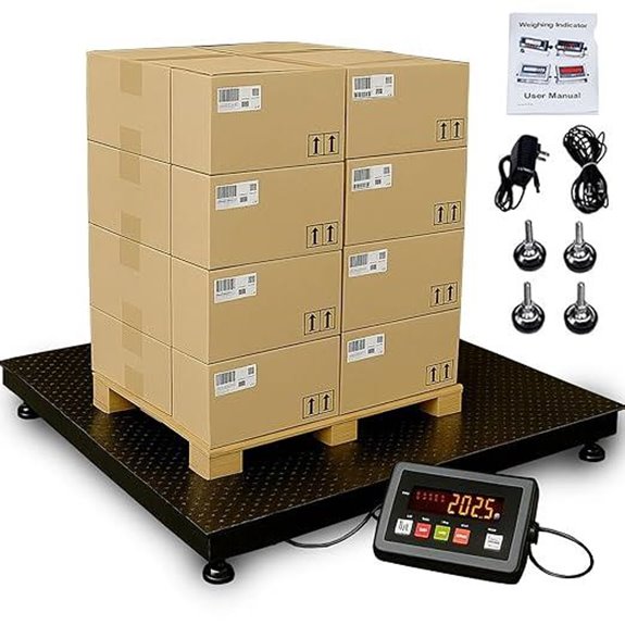 Industrial Floor Scale with Digital Indicator