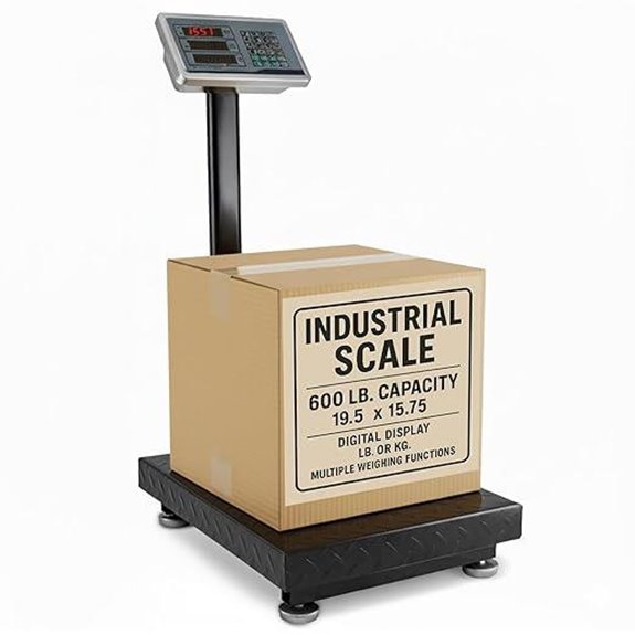 Houseables 600 LB Industrial Digital Platform Scale