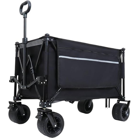 LifeSky Folding Wagon Cart for Heavy Duty Use
