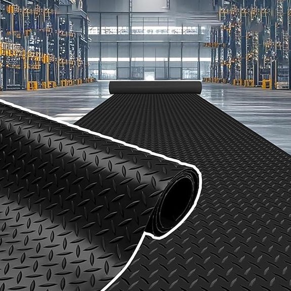 Heavy Duty Industrial PVC Floor Mat (3x6 ft)
