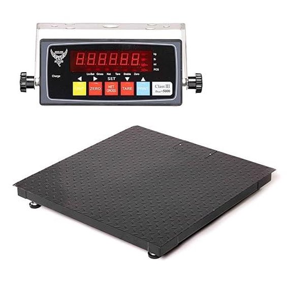 48 Heavy-Duty Industrial Floor Scale with Digital Indicator