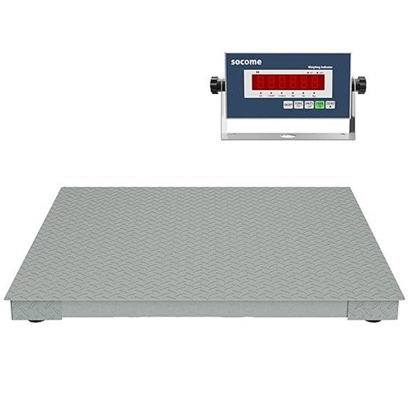 Industrial Floor Scale 10,000 lb with Digital Display