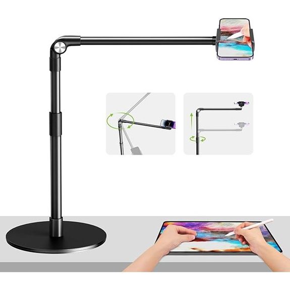 Elitehood Heavy Duty Overhead Phone Mount for Filming