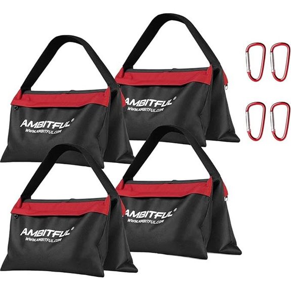 Ambitful Heavy Duty Sandbag Set for Photography (4 Pack)