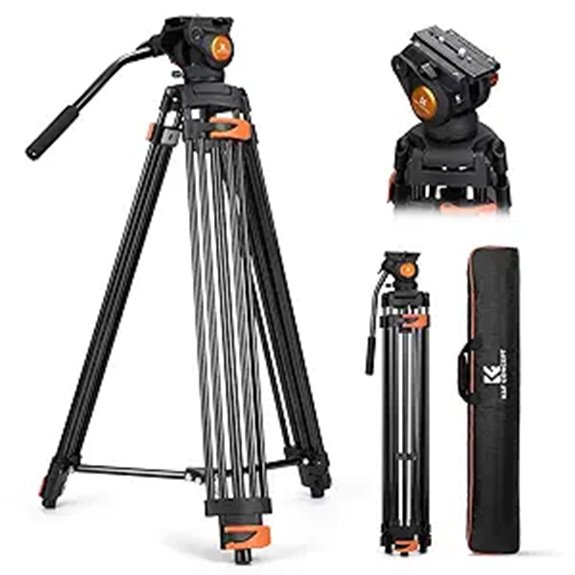 K&F Concept 80 Heavy Duty Video Tripod
