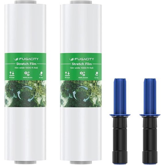 Heavy Duty Stretch Wrap Film 2 Pack 15 Inch