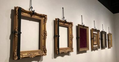 heavy frame museum hangers