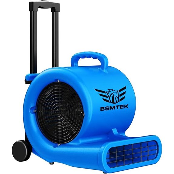 5000 CFM 1HP Air Mover Fan Portable Blower Dryer