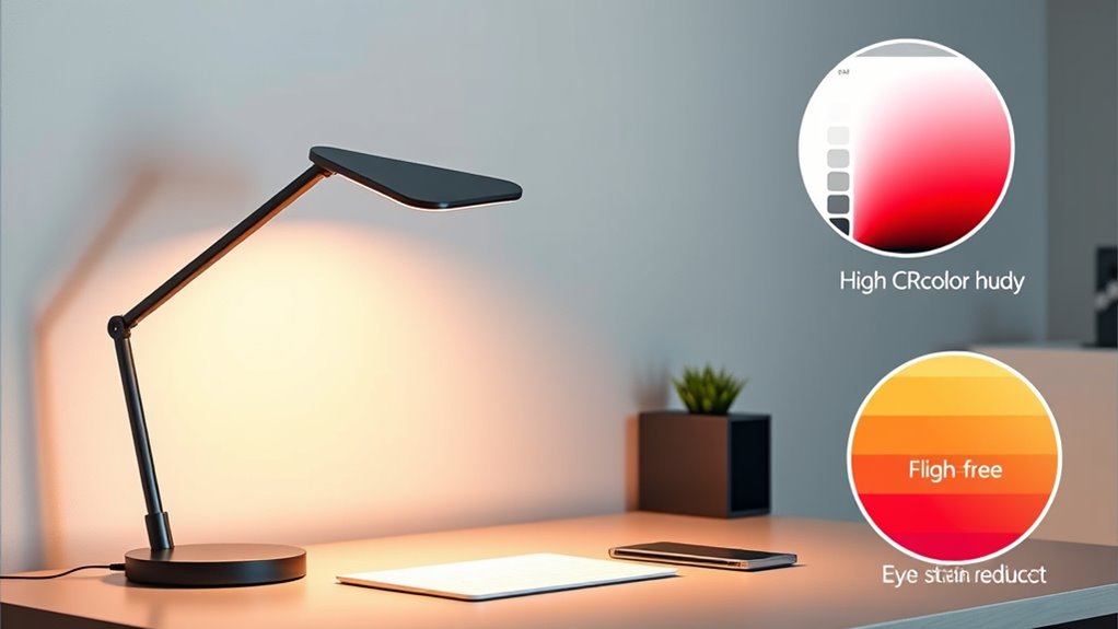 high cri improves workspace