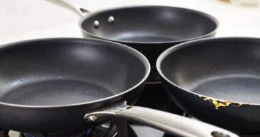 high heat damages nonstick coatings