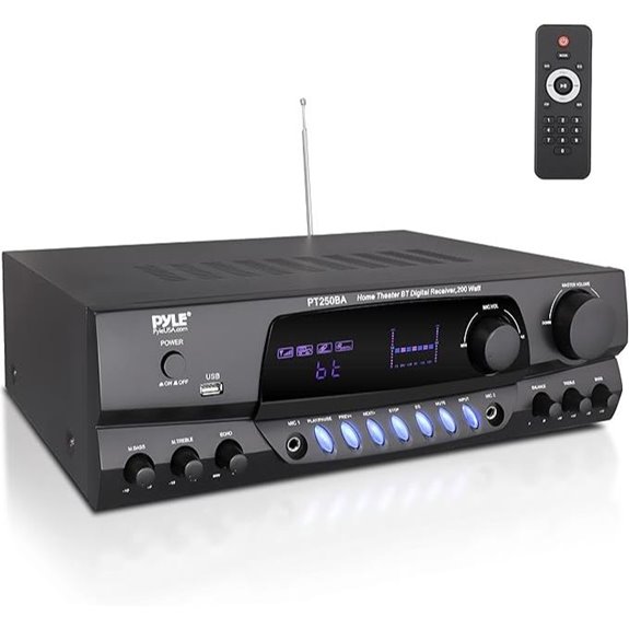 Pyle 200W Wireless Bluetooth Power Amplifier System