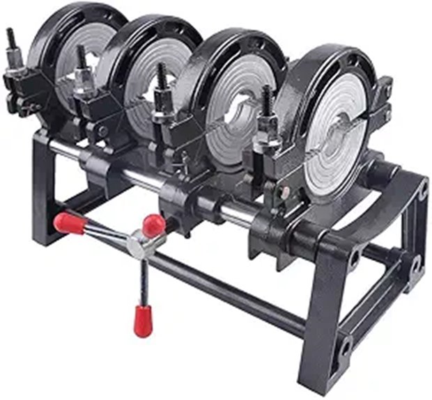 63-160mm 1850W Plastic Pipe Fusion Welder Tool