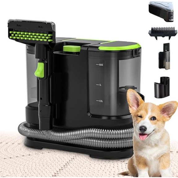 Portable Carpet & Upholstery Cleaner with High Power