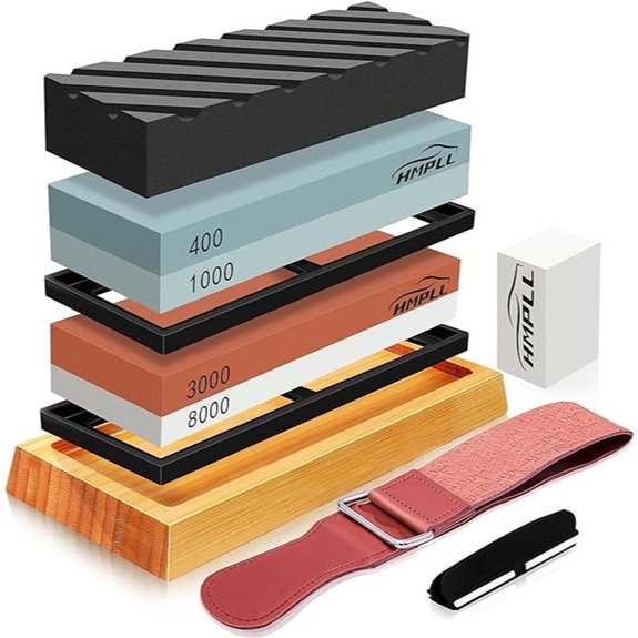 Professional Whetstone Knife Sharpening Stone Set