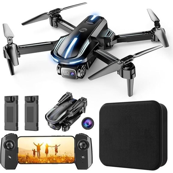 Foldable HD 1080P Camera Drone with Selfie & Altitude Hold