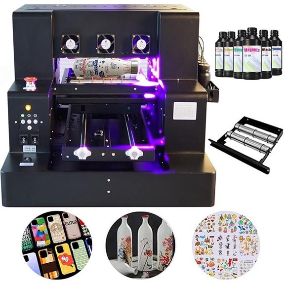 UV Flatbed Printer with High-Resolution 5760x1440dpi