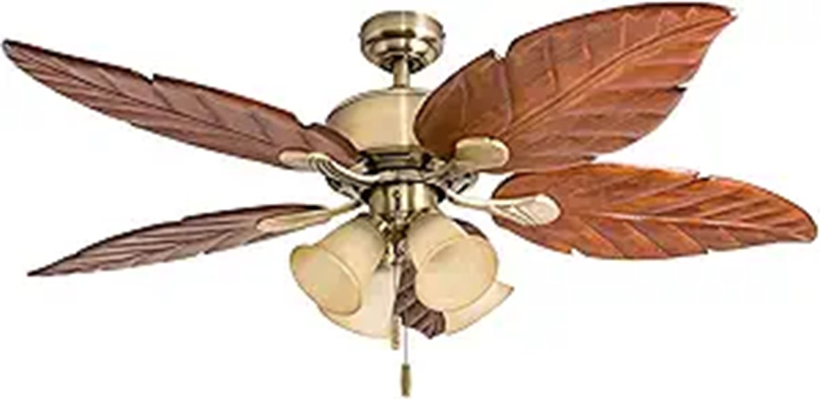 Honeywell Royal Palm 52-Inch LED Ceiling Fan