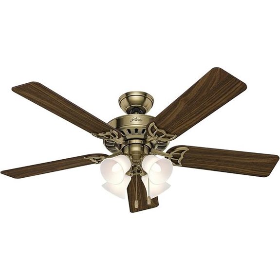 Hunter 52 Indoor Ceiling Fan with LED Lights