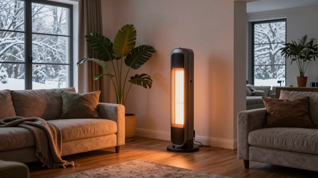 infrared large room heating