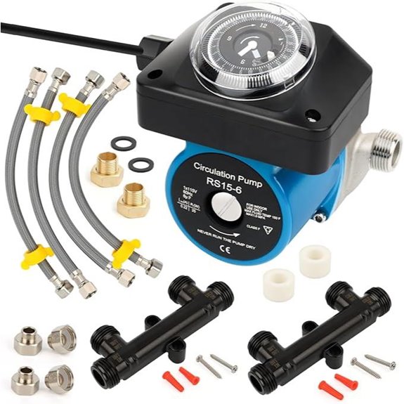 Hot Water Recirculating Pump Kit with Timer