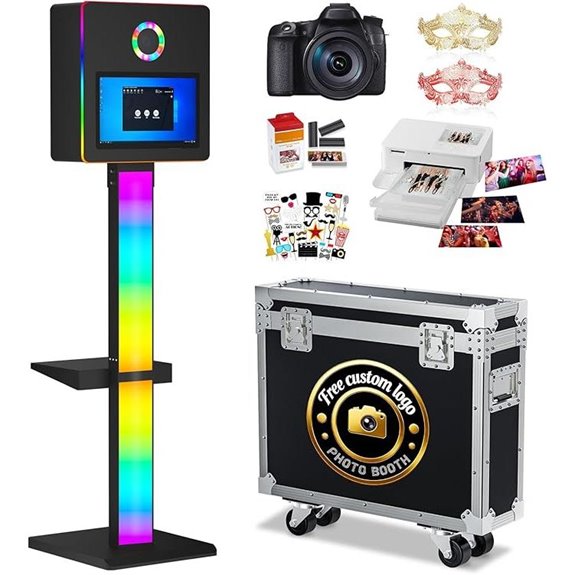 Mirror Photo Booth with Camera Printer & Touch Screen