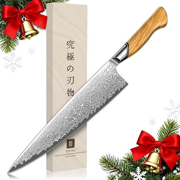 TIVOLI Japanese Gyuto Knife 10 Inch