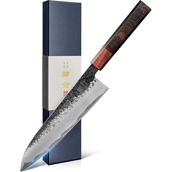 Japanese 8.27-Inch Chef Knife with Sandalwood Handle