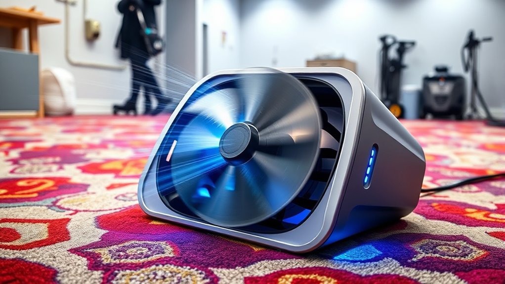 key drying fan features