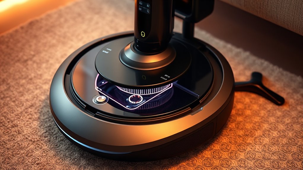 key self emptying base features