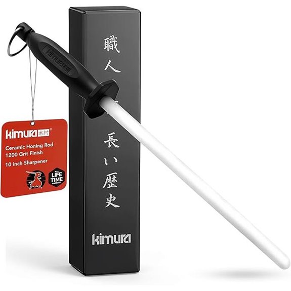 Kimura Ceramic Honing Rod 10 Inch Grit 1200