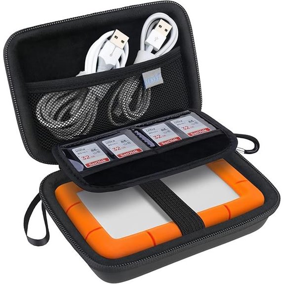 Lacdo Hard Drive Carrying Case for LaCie Rugged