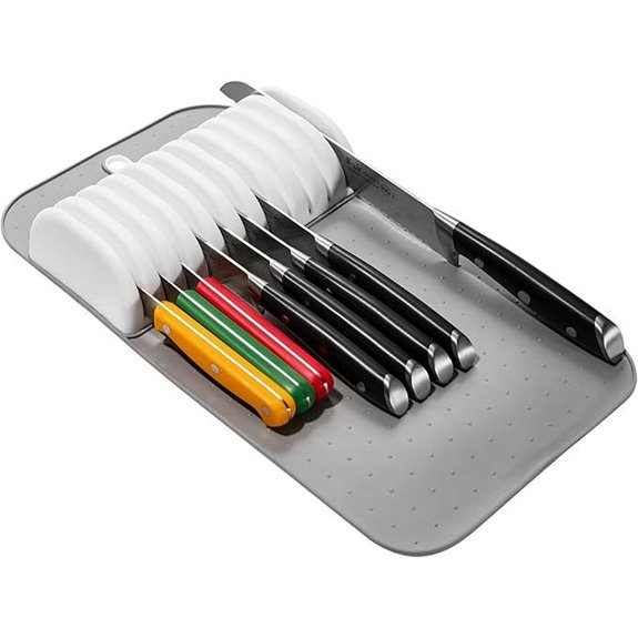 madesmart Classic Large Knife Mat Non-Slip BPA Free