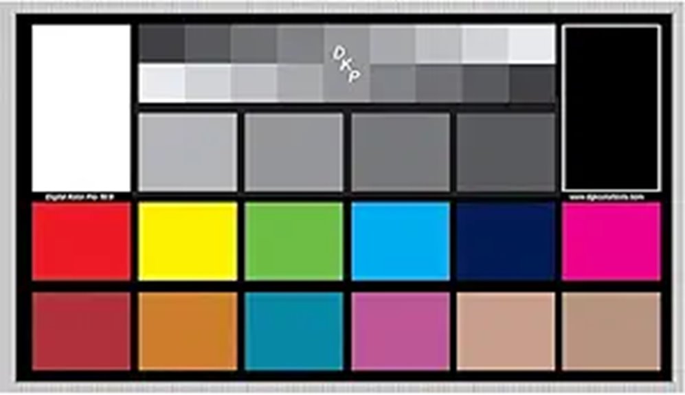 Digital Kolor Pro 16:9 Large Color Calibration and Video Chip Chart 2-Pack