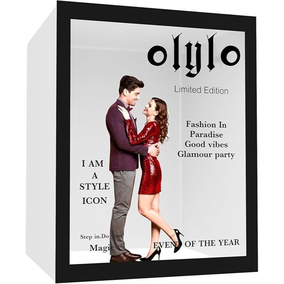 Photo Booth Background with LED Lighting 6.56 ft Square