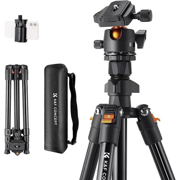 K&F Concept 64-inch Camera Tripod with Ball Head