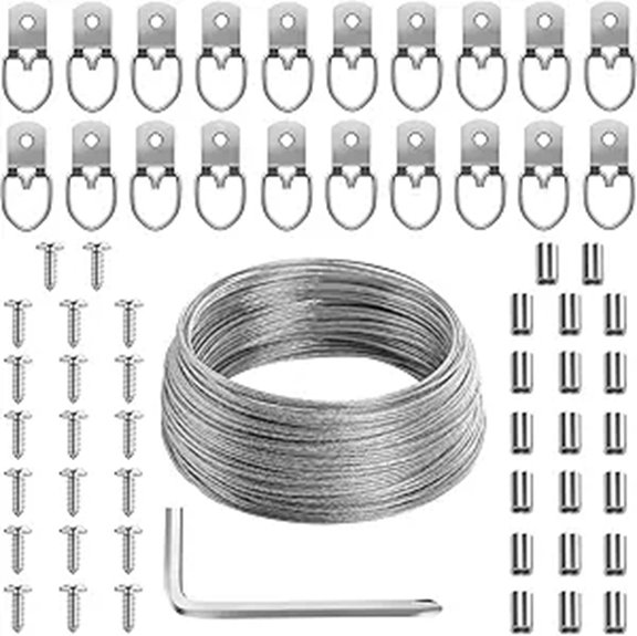 Mr. Pen Picture Hanging Wire Kit (100Ft)