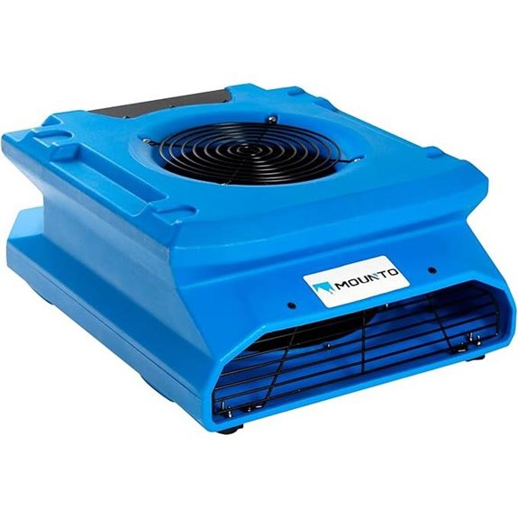 MOUNTO 1/4 HP Low Profile Carpet Dryer Fan