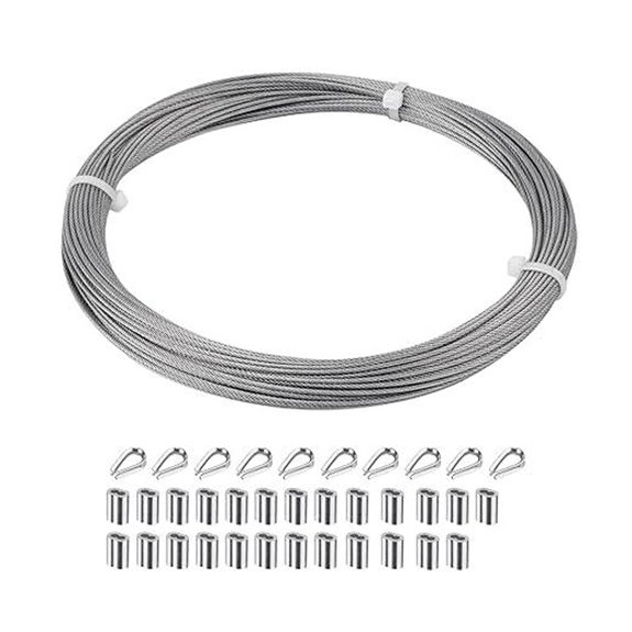 Stainless Steel Wire Cable 100FT Marine Grade